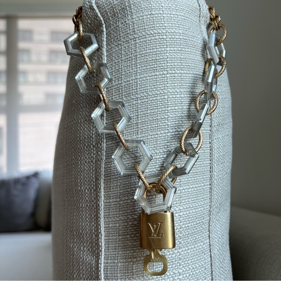 Louis Vuitton Lock And Key Novelty Chocker - Picture 1 of 7